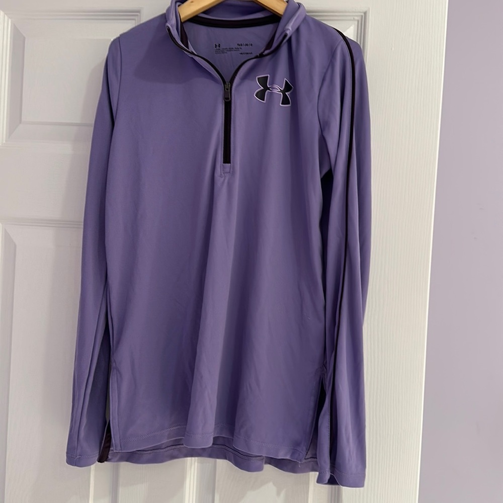 Worn once!  Under Armour quarter zip / size Large